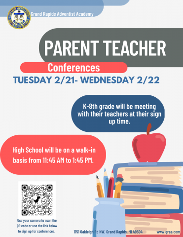 CLICK HERE: Parent Teacher Conferences.